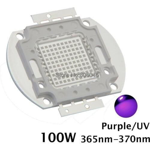 100W High Power UV Ultra Violet Light Chip EPILEDs 42Mil, 365nm-370NM,380nm-385nm,395nm-400nm,420nm-425nm LED Light Source