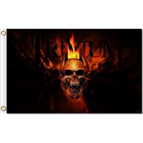 Band Trivium Skull 3x5ft Fabric polyester Flag