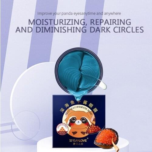 Moisturizing Eye Mask Patch 60pcs Crystal Collagen Anti-Wrinkle Anti Aging Remove Dark Circles Eye Care Skin Care TSLM1
