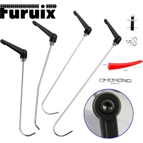 4PCS Dent Repair Rods with Adjustment Handle Paintless Dent Repair Tools for Hail Damage Repair Dent Remover