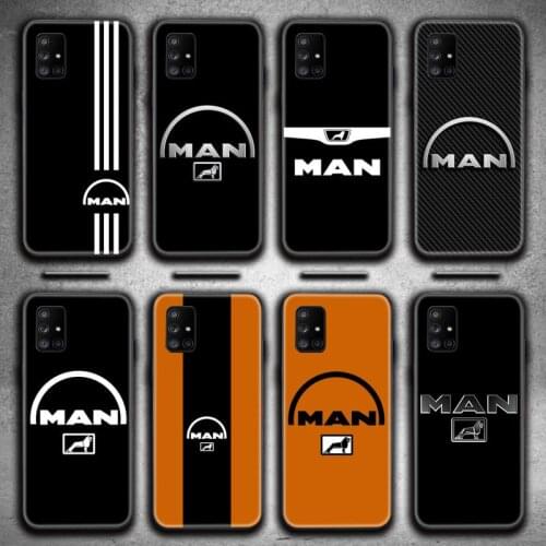 Man trucks logo Phone Case For Samsung Galaxy A21S A01 A11 A31 A81 A10 A20E A30 A40 A50 A70 A80 A71 A51