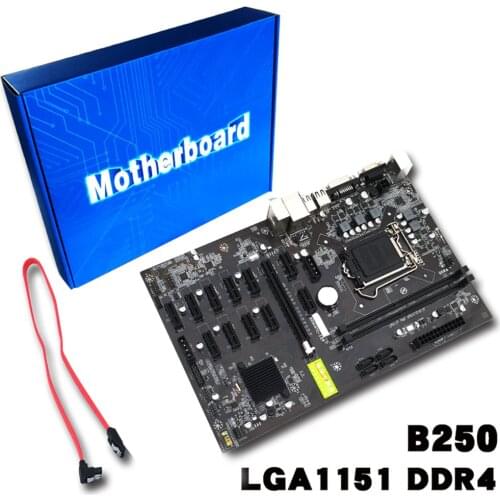 For Asus B250 MINING EXPERT Original Used Desktop Intel B250 B250M DDR4 Motherboard LGA 1151 i7/i5/i3 USB3.0 SATA3 Slots Ddr4