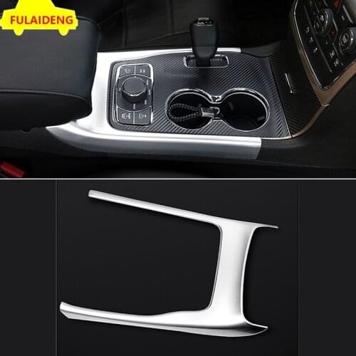 For Jeep Grand Cherokee 2014-2020 Matte ABS Interior Gear Shift Box Panel Cover Trim Car Styling Accessories