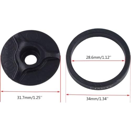 E56D 1Set Bicycle Headset Bicycle Front Fork Stem Ring Gasket Set MTB Road Bike Replacement