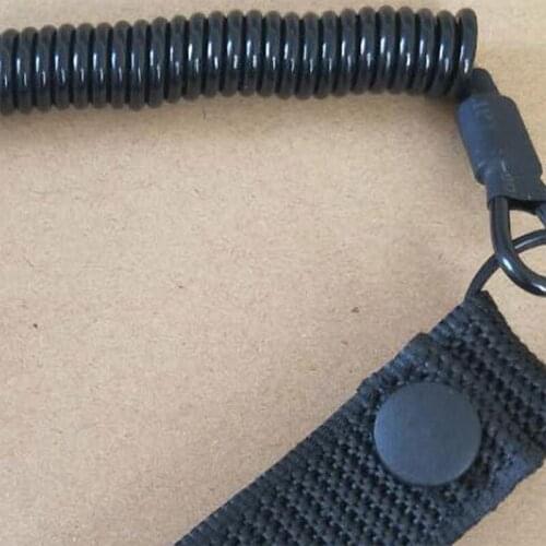 Elastic Lanyard Rope Safety Strap Key Ring Chain Flashlight Hunting Accessories