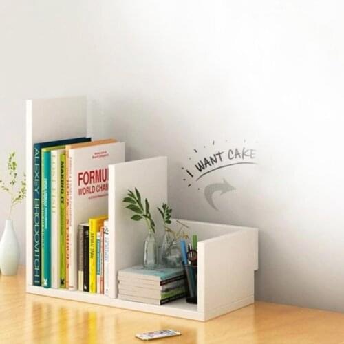 Ergonomic Bookcase Bookshelf Desktop Organizer for Students Office Study Room Compatible for Multi-Purpose Organizer