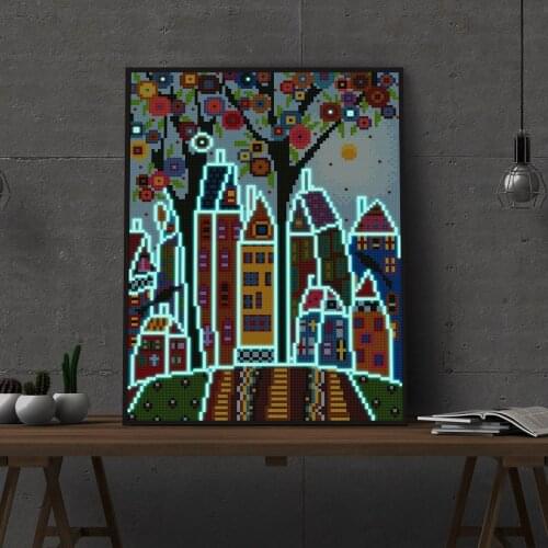 Urban Landscape 5D Diamond Painting New Arrivals Full Drill Diamond Embroidery Cross Stitch Home Wall Decoration DIY Craft Kit
