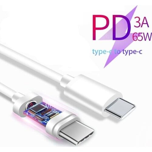 TypeC to TypeC Cable Kabel For Samsung Galaxy Note 10 9 S20 S10 S9 Plus A70 A50 Fast Charging Tape C Cables Cable Carga Rapida