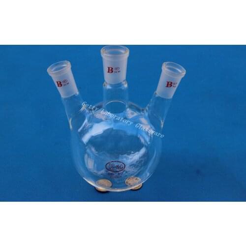 1000ml (1L) 3-neck (three-neck) Round bottom flask, Joint 24/40,heavy wall (chemical instruments)