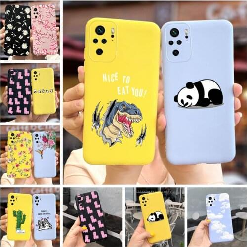 Cute Cartoon Case For Xiaomi Redmi Note 10 Pro Case Redmi Note10 S Soft Slim Back Cover For Redmi Note 10 Pro Max Note10s Bumper