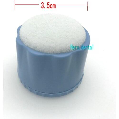 New Dental Round Endo Stand Cleaning Autoclavable Foam Sponges File Holder Blue