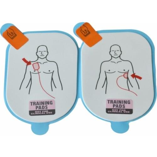 New 10 Pairs/ Pack AED Trainer Adult Pads First Aid Training Pads For Heartstart Trainer Simulated AED Sticker Patches
