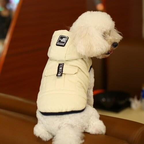 Dog Coat New Products for Autumn and Winter Dog Coat Japan and South Korea Cotton Vest Thick Teddy Cotton Vest Dog Clothes