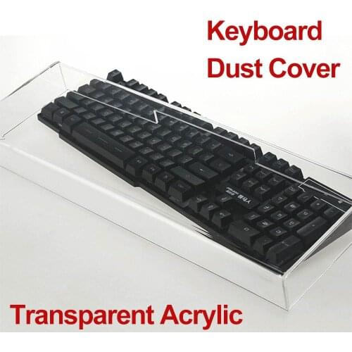 Transparent Acrylic Keyboard Dust Cover Waterproof Dust Proof Protect Anti Dust Covers For Mechanical Gaming Keyboard