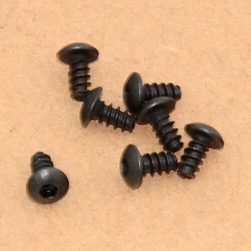 Self Tapping Screw M2 M2.5 M3 5-14mm Round Head Hex Socket Hexagon Cap 20/50 Pcs