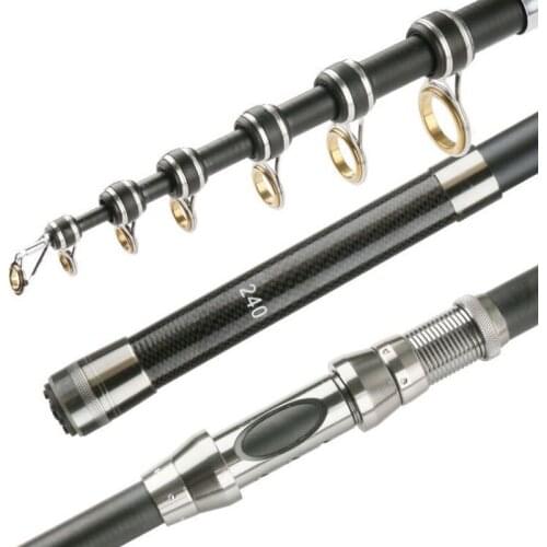 Telescopic Fishing Rod Retractable Fishing Pole Rod Saltwater Travel Spinning Fishing Rods Fishing Poles