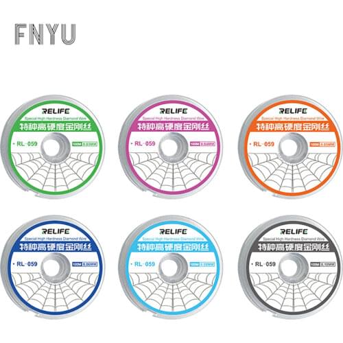 RL-059 LCD screen separation line 0.03 0.04 0.05 0.06 0.08 0.1 high hardness mobile phone repair tool diamond wire cutting line