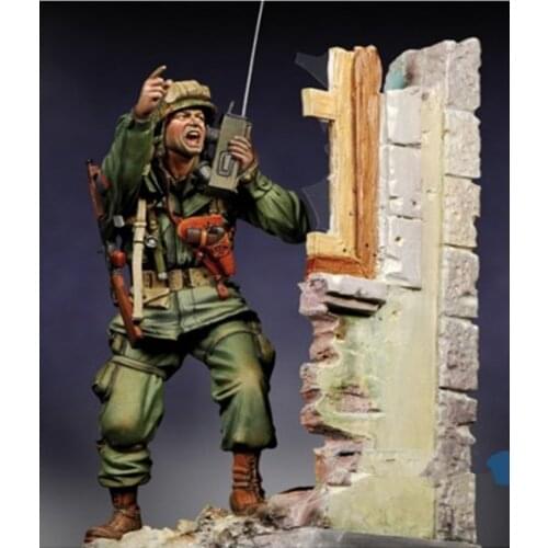 1:24 Resin Figure Model Kit Unassambled Unpainted 16088 WITH WAR