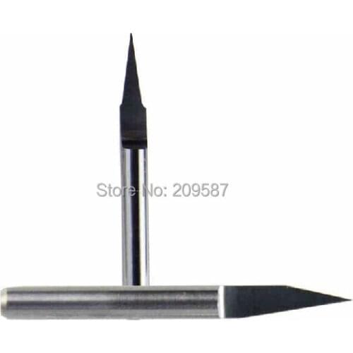 10pcs Carbide PCB Engraving Bits CNC Router Tool(40 Degree 0.1mm)
