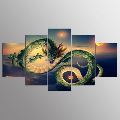 No Framed 5 Panel Gift Japan Anime Cuadros Wall Art Canvas HD Posters Pictures HD Paintings Home Decor Living Room Decoration