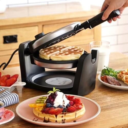 950W Waffle Maker Cake Machine Electric Baking Pan Kitchen Multifunction Muffin Maker Double-sided Baking Flip SW-86