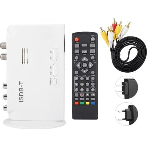 ISDB-T Digital Terrestrial Converter TV BOX Receiver Video Receiver 1080P 100V-240V Digital Terrestrial Converter