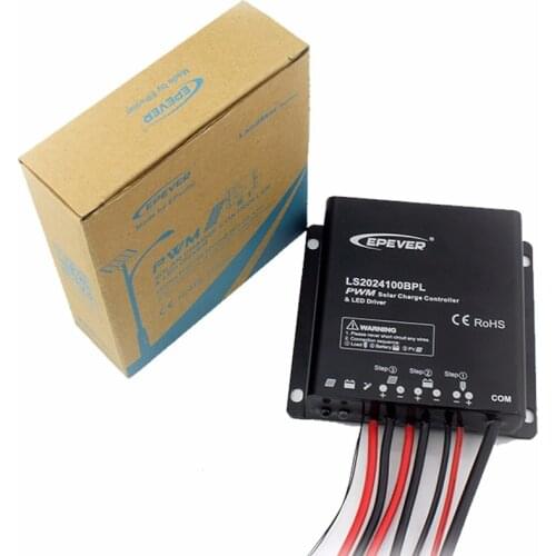 EPSOLAR LS2024100BPL 20A 12V 24V Solar charger controller timer IP67 Waterproof led driver EPEVER