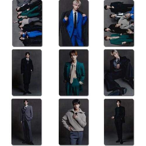 KPOP ENHYPEN HEESEUNG SUNOO JUNGWON SUNGHOON Small Card Postcard LOMO Card crystal card bus card sticker card new wholesale