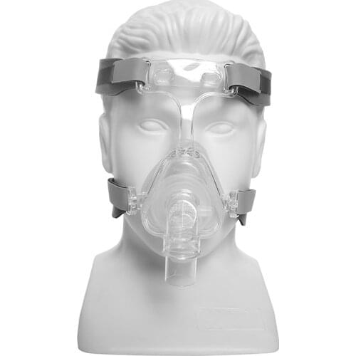 CPAP Nasal Mask Silicone Respirator 3 Size Cushion With Adjustable Headgear Strap Headband For Sleep Apnea Anti Snoring