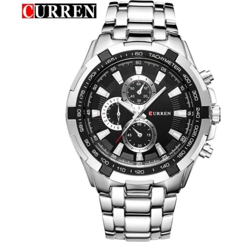 CURREN New Fashion Analog Military Sports Watch Luxury Casual Mens Quartz Wristwatches erkek kol saati Relogio Masculino