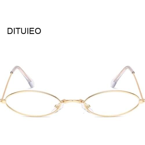 Glasses Frame Classic Round Women Men Metal Frame Optical Glasses Transparent Computer Oval Small Eyeglasses Frame Reading
