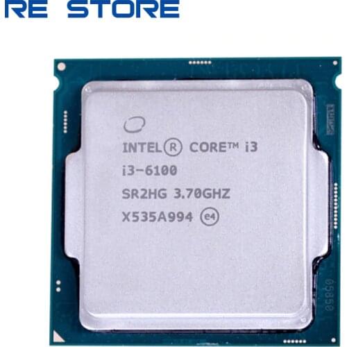 Used Intel Core i3 6100 3.7GHz 3M Cache Dual-Core 51W CPU Processor SR2HG LGA1151