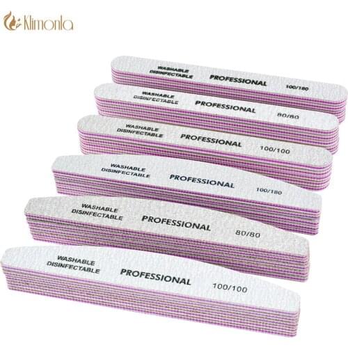 3/5/10Pcs/Lot Professional Nail Files Acrylic Sanding Buffer Files for Manicure Pedicure Tools Polish Strong Sandpaper Wholesale