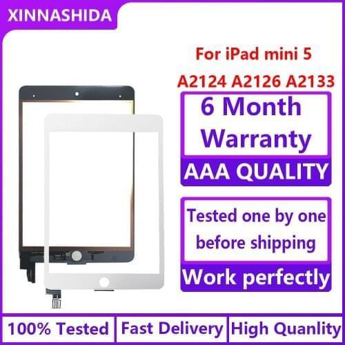 Touch For iPad Mini 5 Touch Screen Mini5 5th Gen Digitizer For iPad Mini 2019 Touch screen Glass Replace A2124 A2126 A2133