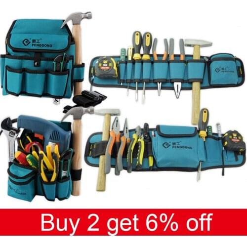 Oxford Cloth Waterproof Electrician Tool Bag Multifunctional Tool Storage Toolkit