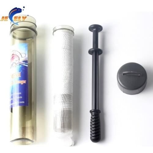 25mm/37mmx5m quick solution Tube Carp Fishing PVA Mesh Refill Plunger