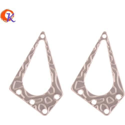Cordial Design 100Pcs 19*30MM Jewelry Accessories/Earrings Parts/Geometry Shape/Rhodium/DIY Making/Hand Made/Earring Findings
