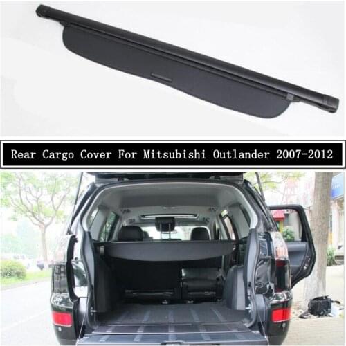 Rear Cargo Cover For Mitsubishi Outlander 2007-2012 Partition Curtain Screen Shade Trunk Security Shield Auto Accessories