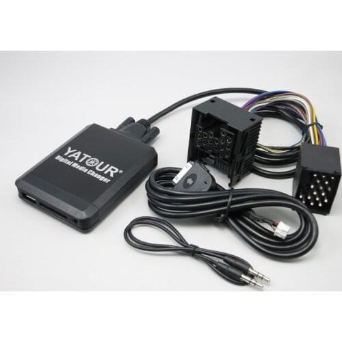 Yatour YT-M07 for iPod iPhone USB SD AUX Digital Media Changer For BMW Mini Rover 75 17-pin Round E46 E36 E39 E38 Audio Car MP3