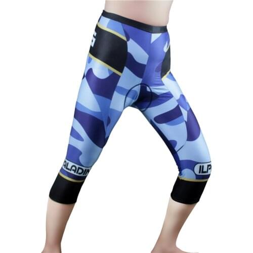 ILPALADINO Female Cycling Pant 3D Padded Bike Shorts Ladies Girls Downhill Bicycle Tights 3/4 Pants Sports Riding Trousers