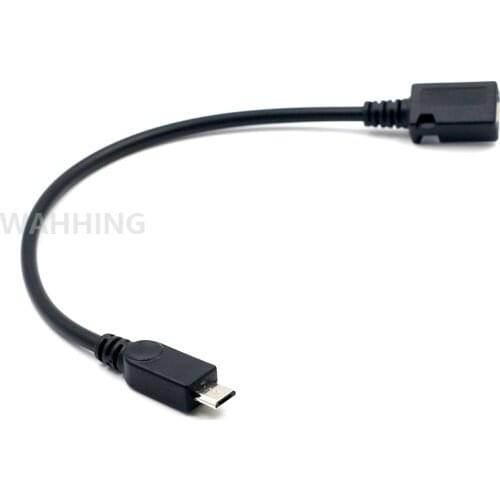 2pcs/lot Micro USB Male To Female phone Extension Cable Cord Computer USB Charging Cable Adapter 20cm HY1284