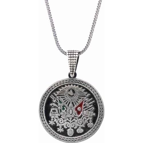 925 sterling Silver the Ottoman State Coat Of Arms Pendant