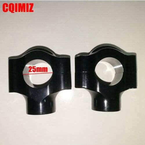 1'' Black Aluminum Motorcycle Handlebar Risers Rough Crafts For Harley Davidson Bobber Chopper 25MM Handlebar Risers