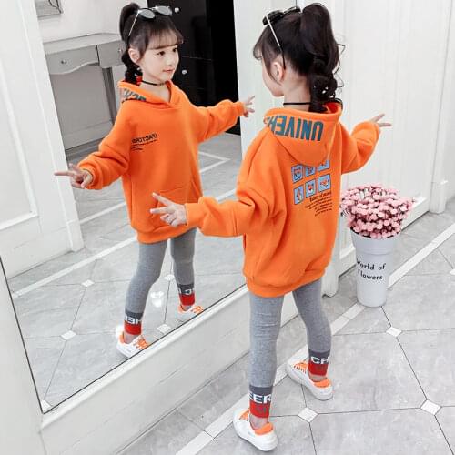 2021 Children Clothes Autumn Spring Girls Sets Long Sleeve Tracksuit 2- 13 Years Hoodies Among Us Sport Suit Kids Clothes Sets