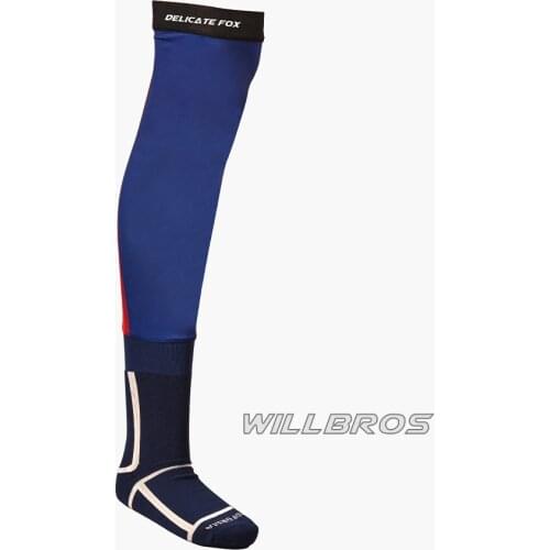 Motocross Racing Long Stocking Delicate Fox Knee Brace Sock MX Dirt Bike Cycling Socks Motorcycle Mountain Bicycle Offroad Mens