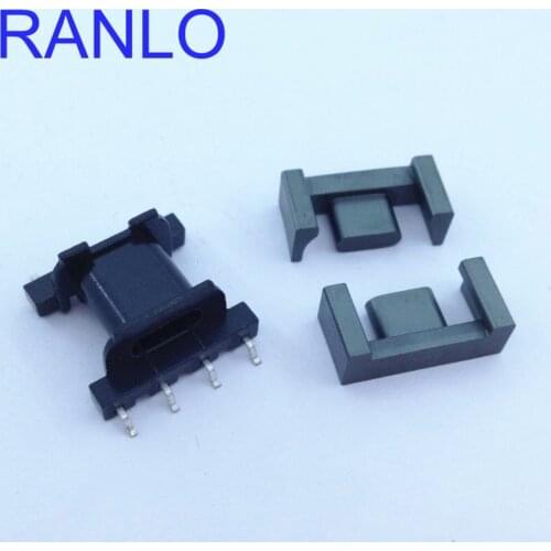 EPC17 SMD transformer bobbin PC40 soft Ferrite Core Transformer frame 4+5pin