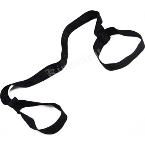 Yoga Mat Yoga Lashing Rope Useful Bundled With Elastic Band Headed Twine For Black Color