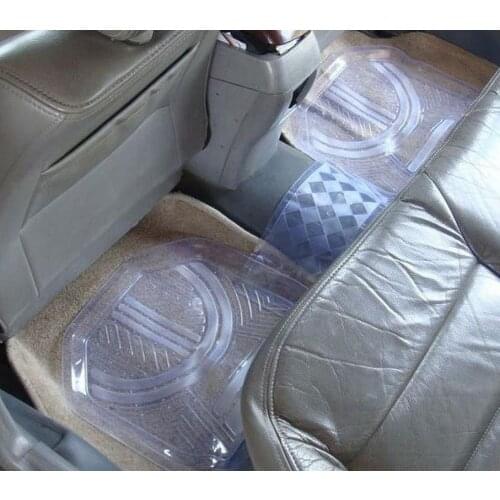 STARPAD For stereoscopic transparent PVC waterproof mat,car mat,non-slip mat ,floor mats installed a set of five Ottomans