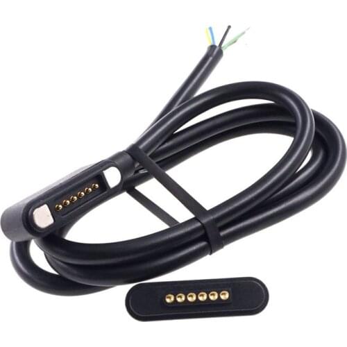 1 Pair 2A Magnetic Pogo Pin Connector 6 Positions Wires Pitch 2.2 MM Spring Loaded Pogopin Male Female Contact Strip