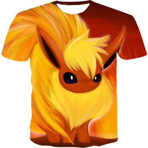 2021 New Summer Unisex Couple Short-Sleeved T-Shirt 3D Printing Cute Elf Animation Series Round Neck Pullover XXS-6XL Wholesale